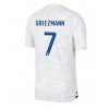 Frankrike Antoine Griezmann #7 Bortatröja VM 2022 Korta ärmar